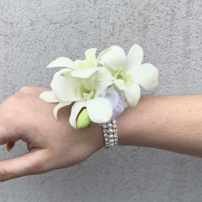Wrist Corsage - Dendrobium Orchids